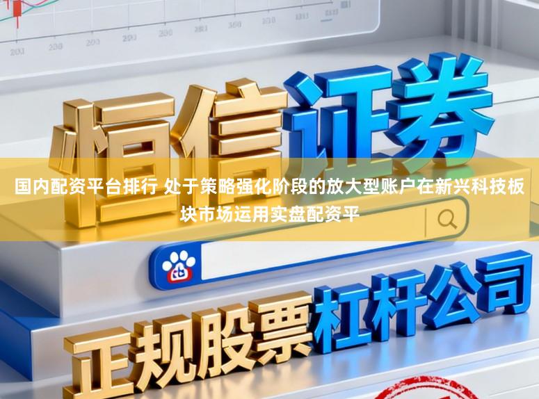 国内配资平台排行 处于策略强化阶段的放大型账户在新兴科技板块市场运用实盘配资平