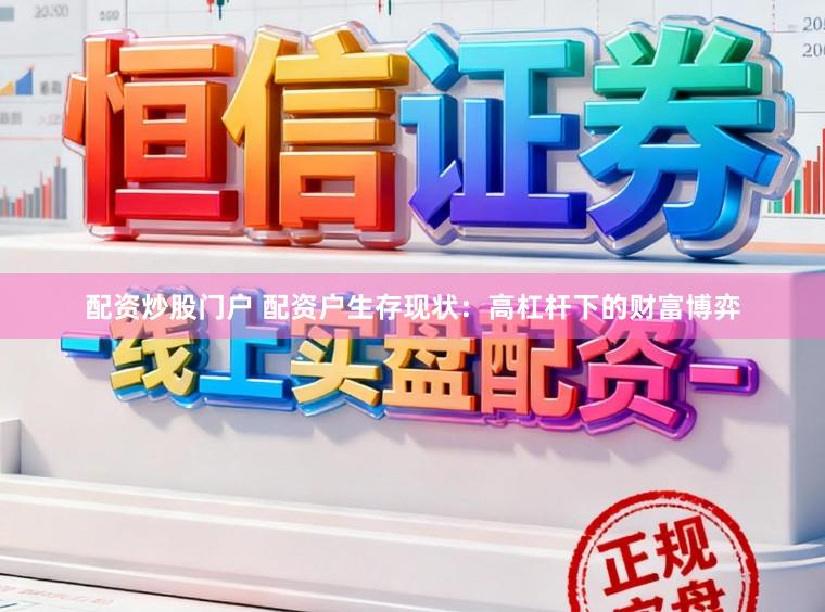 配资炒股门户 配资户生存现状：高杠杆下的财富博弈